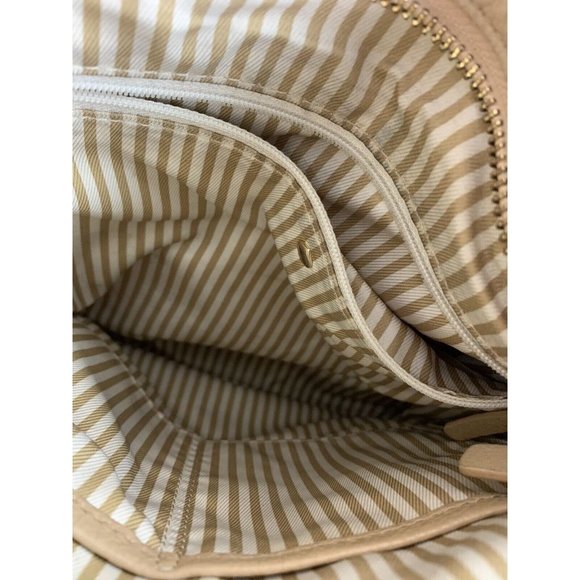 Kate Spade NY Tan Leather Organizational Crossbody Jackson Zip Top Purse - Picture 5 of 7